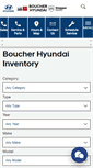 Mobile Screenshot of boucherhyundai.com